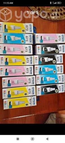 Tintas Epson 673 colores originales