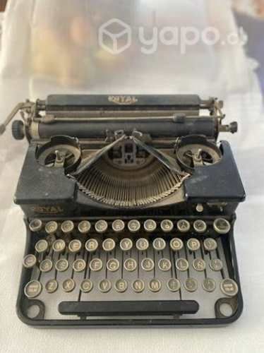 Máquina de Escribir Royal Portátil Antigüedad