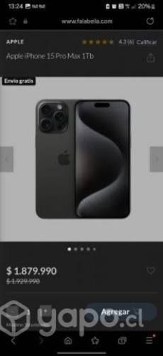 IPhone 15promax titanium black