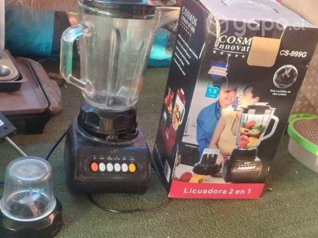 Licuadora de vidrio + picadora usada buen estado