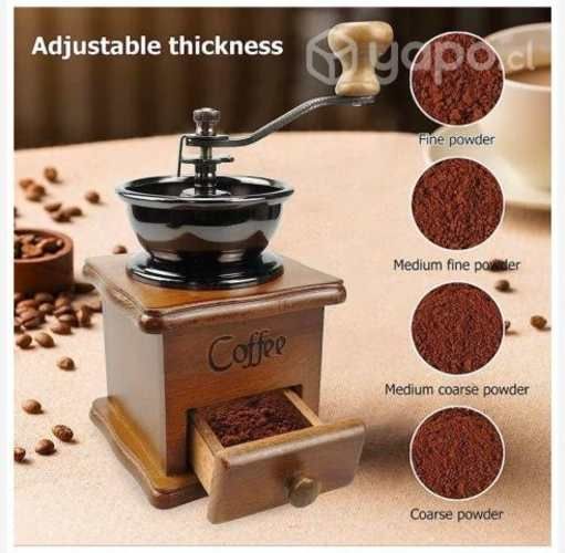 Molinillo de café manual de madera