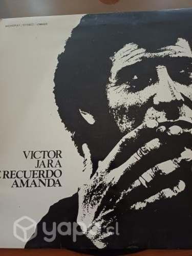 Vinilo Victor Jara Te Recuedo Amanda