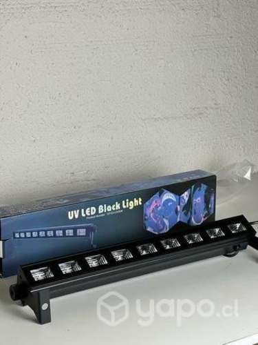 Luz Led Uv Negra Fluor Ultravioleta 42cm