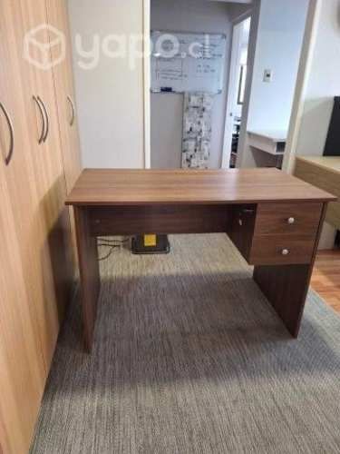 Escritorio nogal 2 cajones