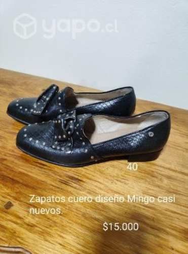 Zapato cuero negros