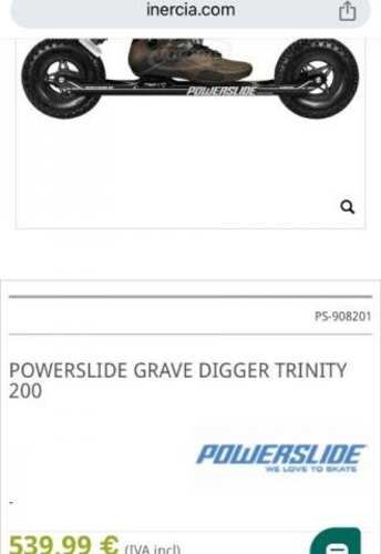 Patines Powerslide Grave Digger trinity 200