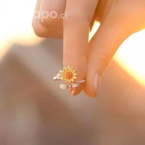 Anillo Giratorio de Girasol