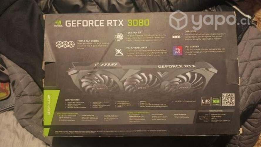 Tarjeta Grafica RTX 3080 12GB
