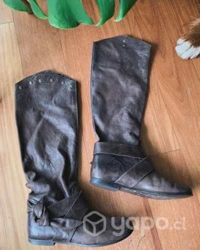 Botas bajas cuero talla 36