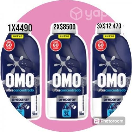 Detergente para diluir omo 500ml