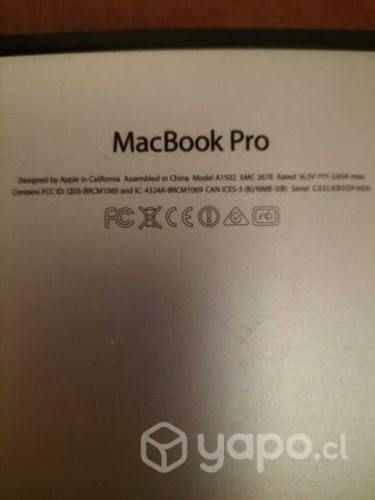 MacBook Pro (Retina,13-inch late 2013) / A1502