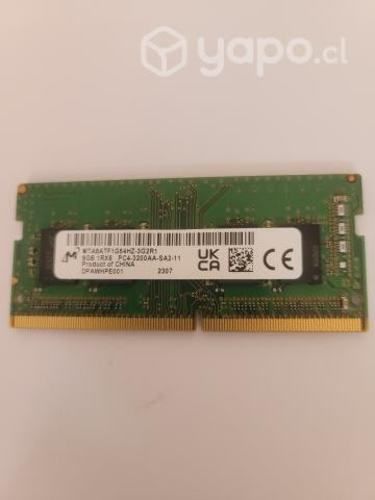 Memoria Ram Notebook 8G DDR4 3200mhz