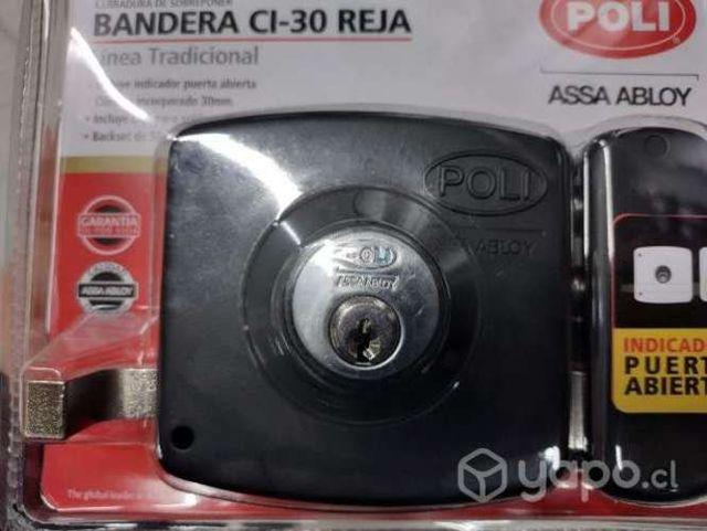 Reja para el portón, cerradura sobreponer cambiar