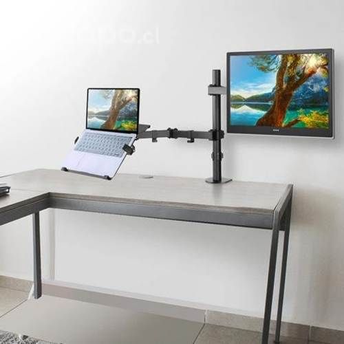 Soporte de escritorio, para monitor y notebook. ti
