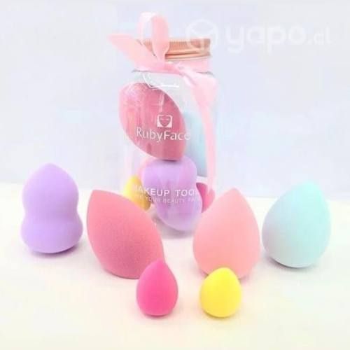 RubyFace Esponja Maquillaje 6 Unidades Con Caja
