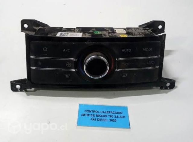 Control Calefacción (MTB153) Maxus T60 2.8 AUT 4x4