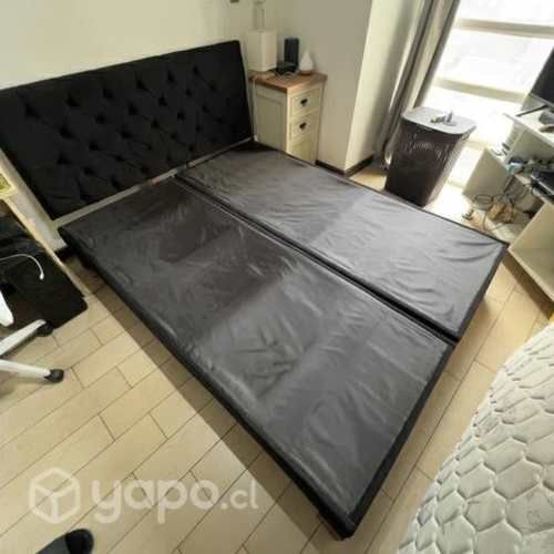 Base cama 2 plaza + respaldo. Envío incluido