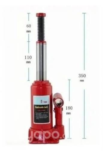 Gata hidraulica 5 tonelada tipo botella