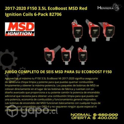 Kit Bobinas MSD Alta Ecoboost 2017 - 2020