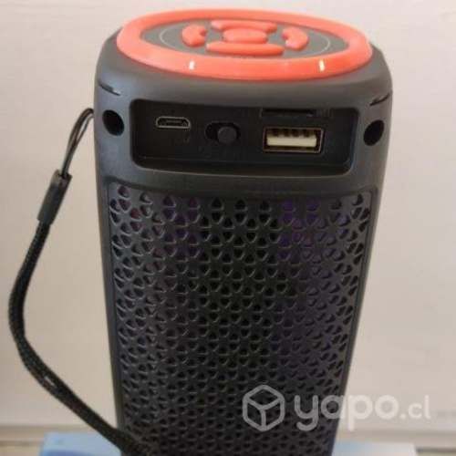 Parlante Bluetooth con luces de colores Flama