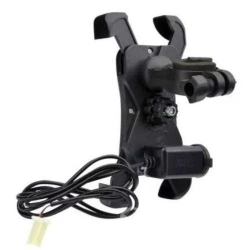 Soporte de celular para moto con Puerto usb para c