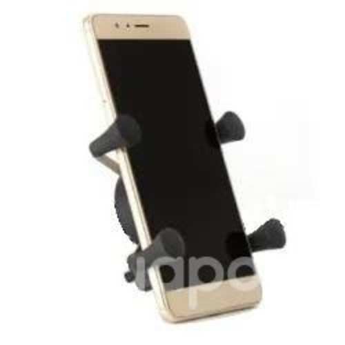 Soporte de celular para moto en X para espejo