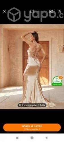 Hermoso vestido nuevo de gala