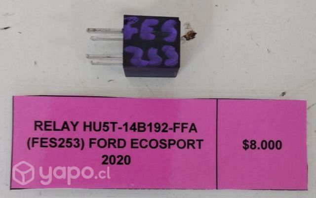 Relay HU5T-14B192-FFA (FES253) Ford Ecosport 2020