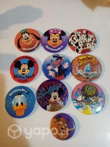 Chapitas disney años 80,90 originales