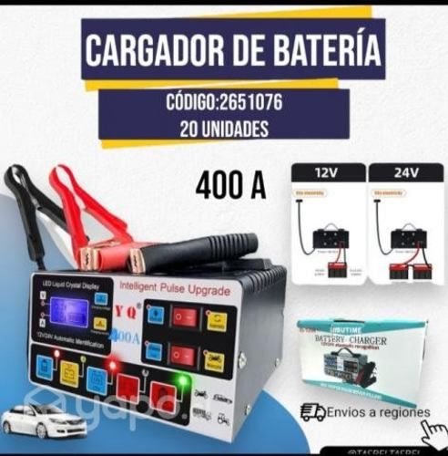 Cargador de baterías 400 AMP