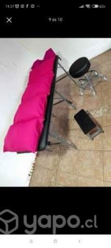 Camilla plegable NUEVA + acolchado