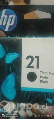 Tinta hp 21 black original