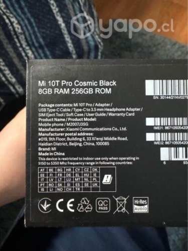 Xiaomi mi 10t pro