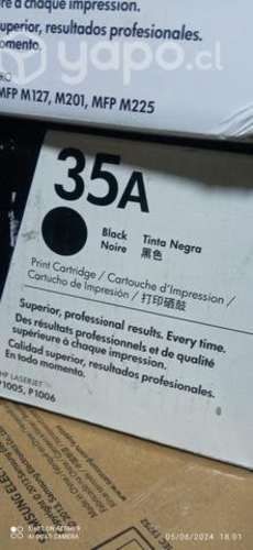 Toner hp 35a black original