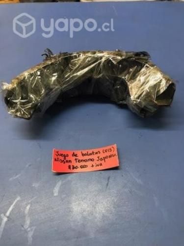 Balatas con resortes Nissan Terrano 2012