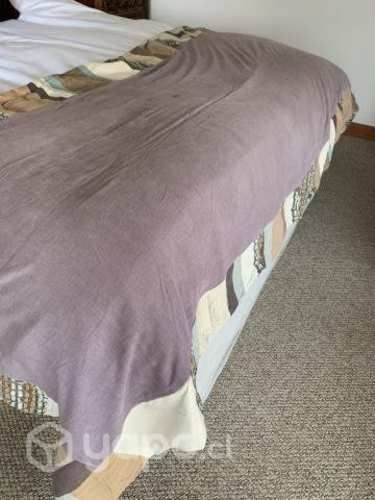 Piecera cotele con ruedo en patchwork