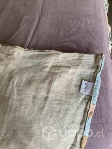 Piecera cotele con ruedo en patchwork