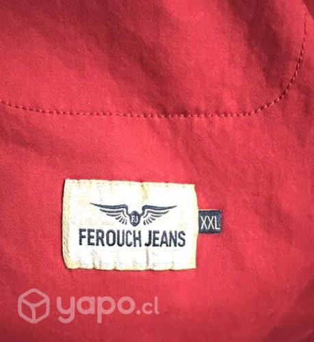 Chaqueta Marca Ferouch Talla Xxl Rojo