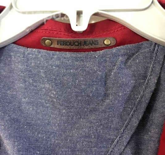 Chaqueta Marca Ferouch Talla Xxl Rojo