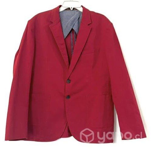 Chaqueta Marca Ferouch Talla Xxl Rojo