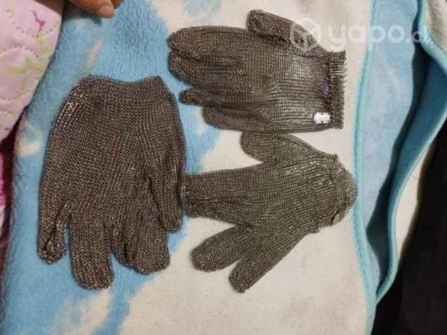 Guantes de acero inoxidable