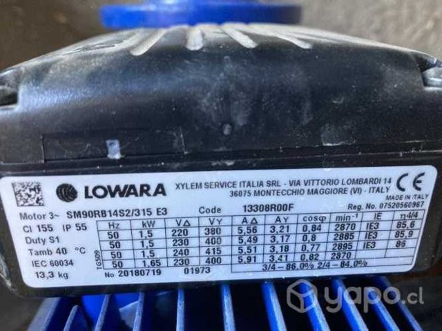 Bombas de agua trifasicas Italianas