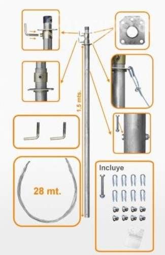 Matil Telescopico 3mt