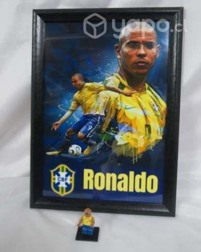Ronaldo Cuadro más figura tipo lego