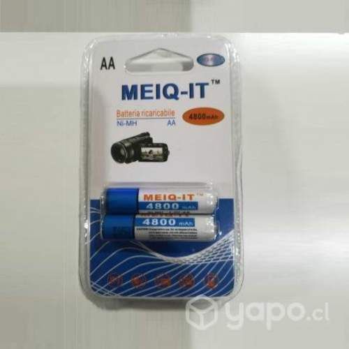 Pilas AA recargable pack x 2