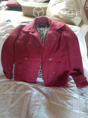 Chaqueta Boulevard color burdeo, talla 38 (S o M)