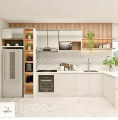 Cocina pequeña o muebles incomodos