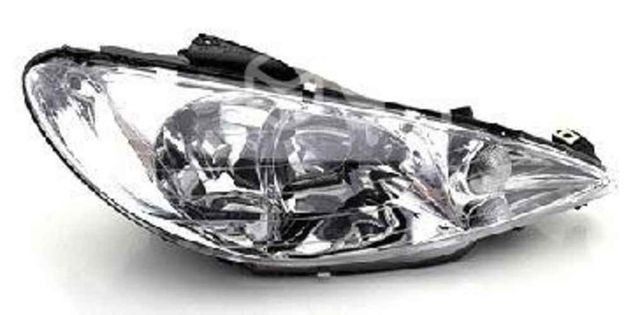 Foco optico derecho 206 liso doble parabola