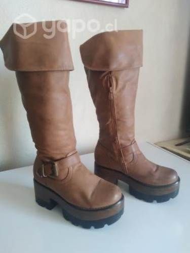 Botas cafe de mujer