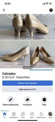Zapatos usados y nuevos